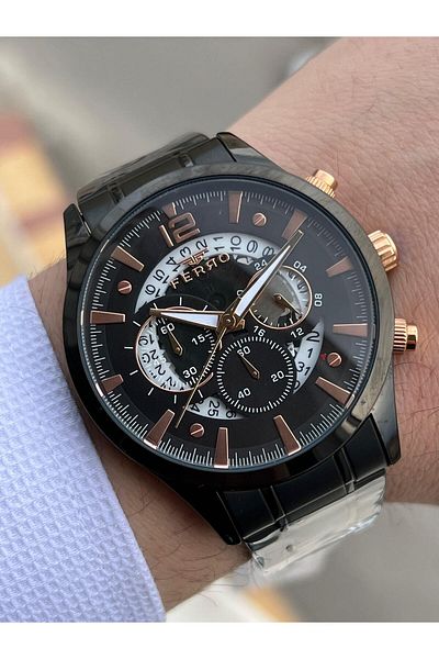 FERRO Inner Functions Active Chronograph 30m Waterproof Men's wrist Watch xf0024