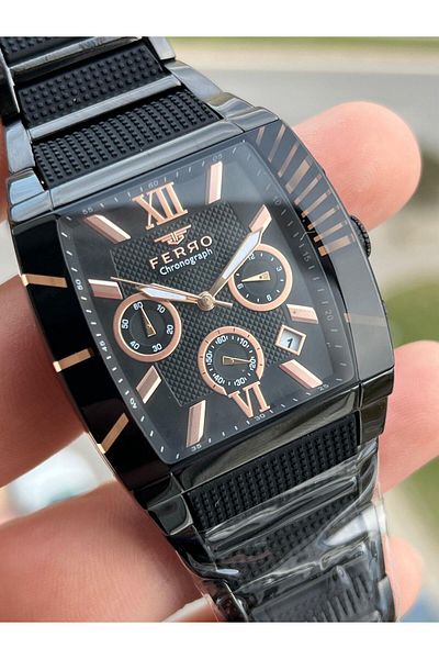 FERRO Inner Functions Active Chronograph 30 Mt Waterproof Men's Wrist Watch xf0021
