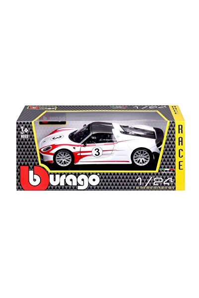 Burago 1:24 Porsche 918 Spyder Model Araba