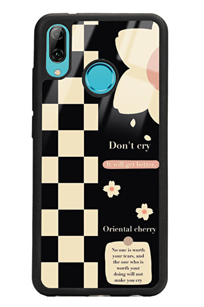 Spoyi Huawei P20 Lite Don't Ery Tasarımlı Glossy Telefon Kılıfı