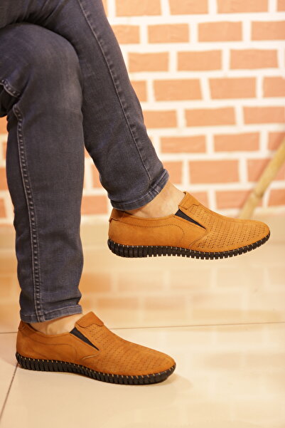 fastfoot genuine nubuck leather men's summer shoes