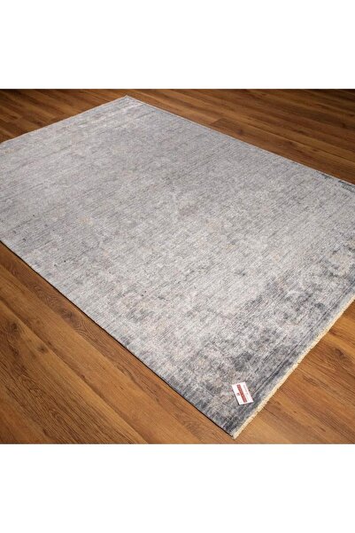 Eko Halı Taftan Vintage Desenli Makine Dokuma Halı-taftan Tf 02 D.grey Bronze