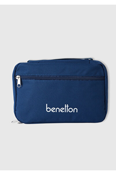 United Colors of Benetton Unisex Navy Blue Organizer Bag