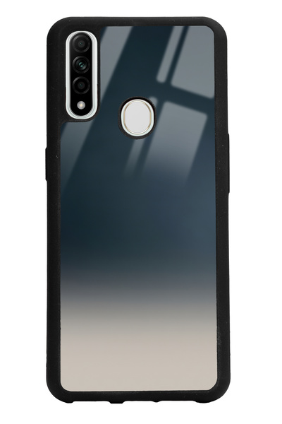 Spoyi Oppo A31 Mavi Geçiş Tasarımlı Glossy Telefon Kılıfı