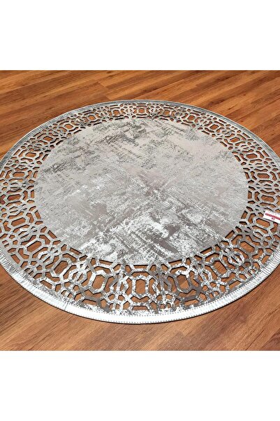 Halıcızade Eko Halı Bianca Geometrik Desenli Makine Dokuma Halı-bianca Deri Bnc 02 Grey Silver