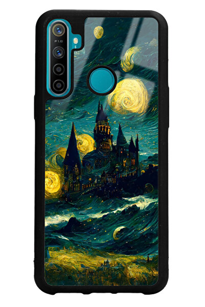 Spoyi Oppo Realme C3 - 5i Van Gogh Tasarımlı Glossy Telefon Kılıfı