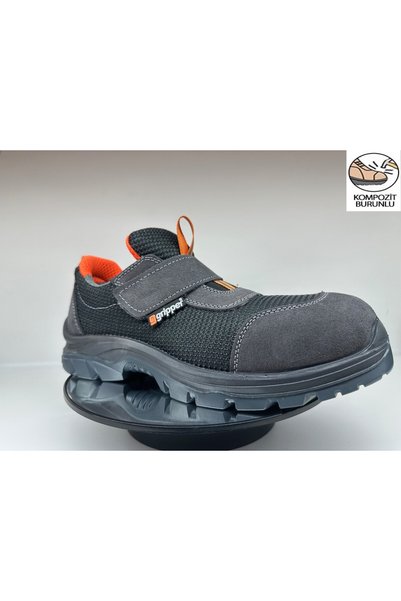 e&e Mekap Gripper Gpr 172 S1 Süet Deri Hafif Rahat Koku Yapmayan Yazlık Kompozit Burunlu İş Ayakkabısı