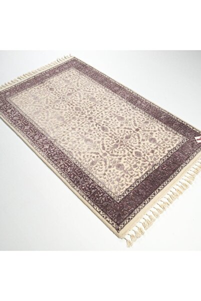 Halıcızade Safir Serisi Uşak Desenli El Dokuma Halı-saphıre Ivory Dark Lıla B...