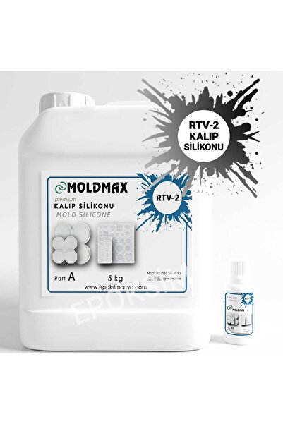 Epoksimax RTV-2 KALIP SİLİKONU 10 SHORE PREMIUM EKSTRA PARLAK 5 KG