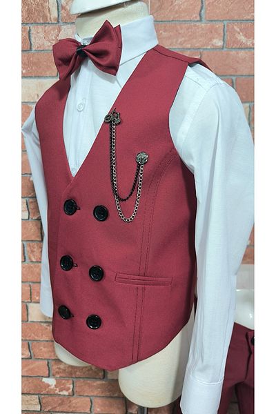 HAYTA Children's Vest Suit with Shirt Set 0-1years -14years
