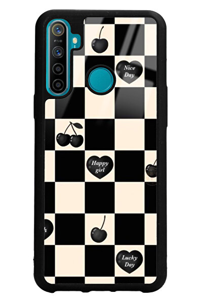 Spoyi Oppo Realme C3 - 5i Happy Girls Tasarımlı Glossy Telefon Kılıfı