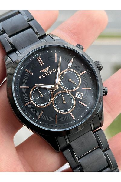 FERRO Inner Functions Active Chronograph 30 Mt Waterproof Men's Wrist Watch xf0024