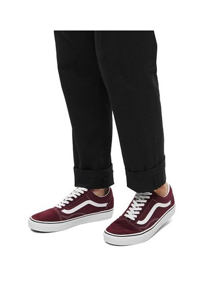 Vans Old Skool Casual Shoes Sneaker Claret Red