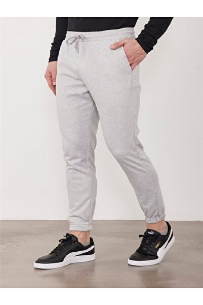 JustBS Large Size Men's Baggy Sweatpants Gray Loose Fit