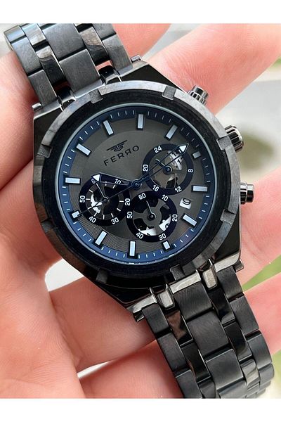 FERRO Inner Functions Active Chronograph 30 Mt Waterproof Men's Wrist Watch xf0038