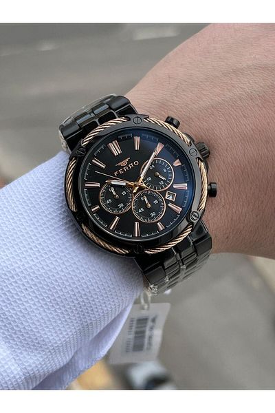 FERRO Inner Functions Active Chronograph 30 Mt Waterproof Men's Wrist Watch xf0032