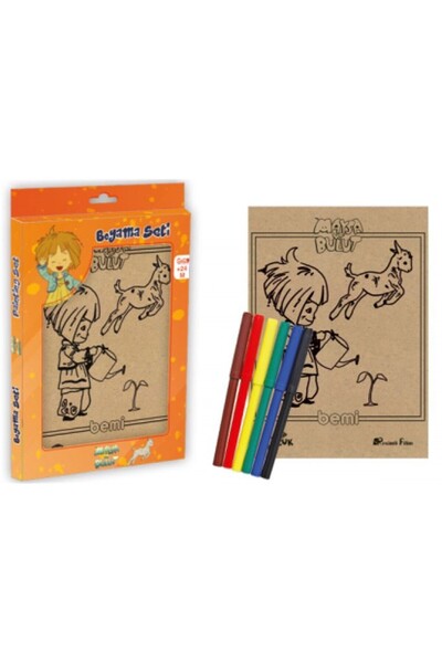 AHŞAP BOYAMA SETİ LİSANSLI MAYSA VE BULUT BEMİ