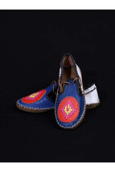 Ertay Deri Lace-Up Elegance: Handmade Genuine Leather Lace-Up Yemeni Sandals for Women