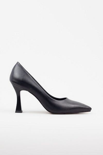Adım Adım Women's Black Color Square Heeled Stiletto