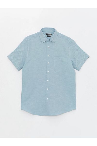 LC Waikiki LCWAIKIKI Formal Regular Fit Short Sleeve Dobby Men's Shirt