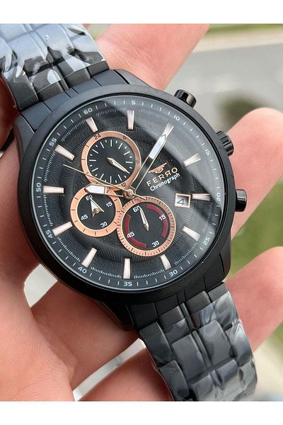 FERRO Inner Functions Active Chronograph 30 Mt Waterproof Men's Wrist Watch xf0045