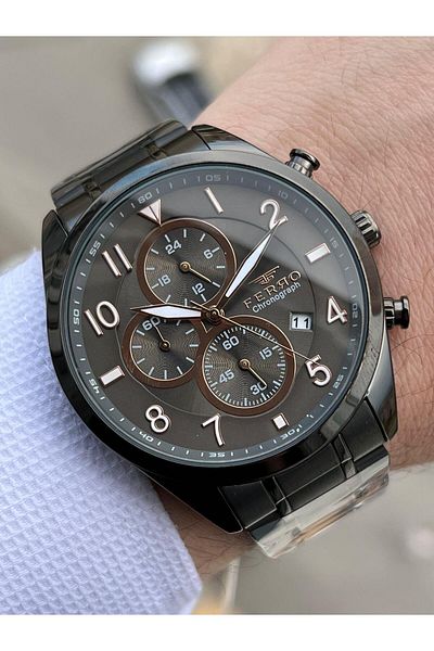 FERRO Inner Functions Active Chronograph 30 Mt Waterproof Men's Wrist Watch xf0046