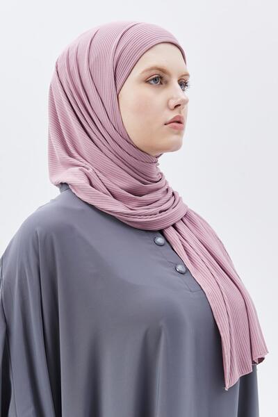 Altobeh Hijab Camisole Shawl Striped Pink