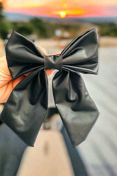 AYMETA Cataramă model cu fundă din piele automată pentru femei