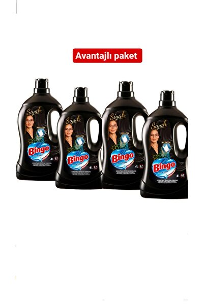 Bingo çamaşır deterjanı siyahlar için 4*4 lt toplam 16lt
