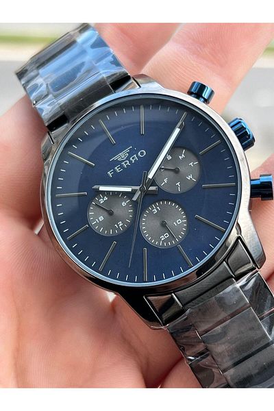 FERRO Inner Functions Active Chronograph 30 Mt Waterproof Men's Wrist Watch xf0048