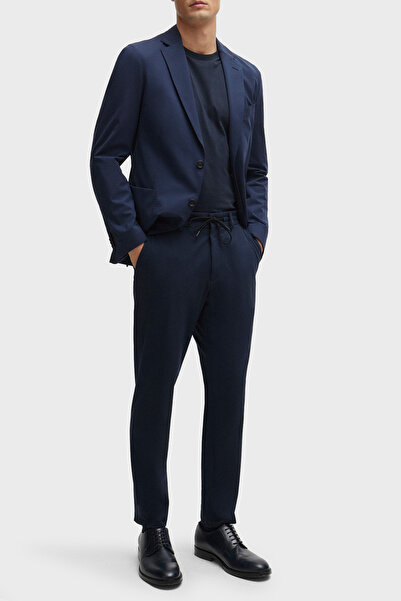 BOSS Belden Bağlamalı Streç Jarseden Slim Fit Pantolon Erkek PANTOLON 5050247...