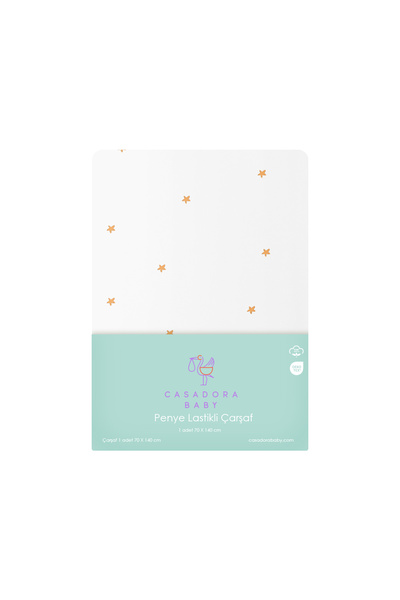 Casadora Baby 100% Cotton Combed Elastic Baby Bed Sheet - 70x140 Cm