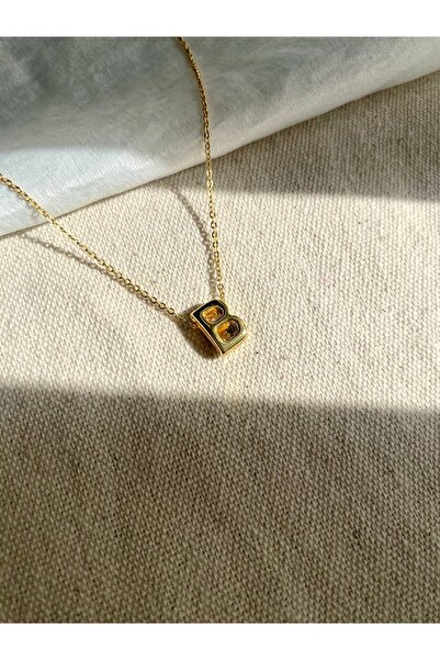 Moja Lab Jewelry B Minimal Harf Kolye