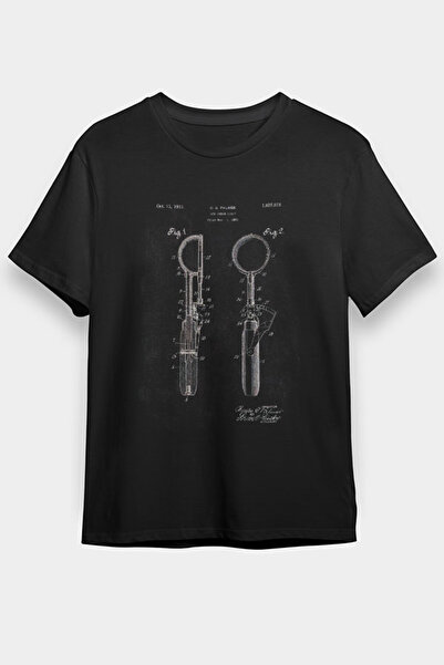 Darkhane تي شيرت أسود للجنسين آيس كريم مان