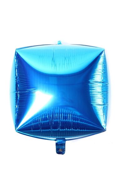 Deniz Party Store DARK BLUE CUBE SHAPE FOIL BALLON 1 PIECE