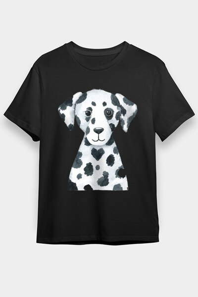 Darkhane Puppy Dalmatian Black Unisex Sleeveless T-Shirt Cut Out Sleeve T-Shirt