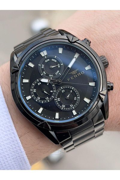 FERRO Inner Functions Active Chronograph 30 Mt Waterproof Men's Wrist Watch xf0044