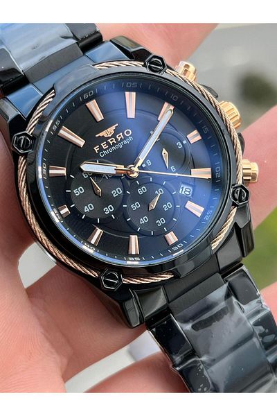 FERRO Inner Functions Active Chronograph 30 Mt Waterproof Men's Wrist Watch xf0050