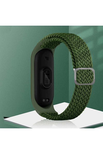 zore Xiaomi Mi Band 6 Compatible Cord - Colorful Green