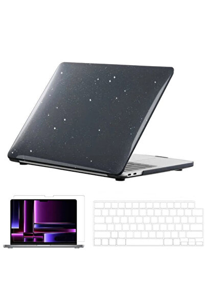 Nezih Case Macbook Pro 13 M1/m2 Çip 2020/2022 A2338/a2686 Alt Üst Kılıf/klavye Kılıfı/ekran Koruyucu Film Seti