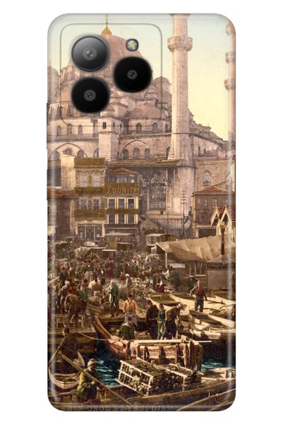 omix X7 Compatible Case Illustrated Printed Nano Silicone Istanbul