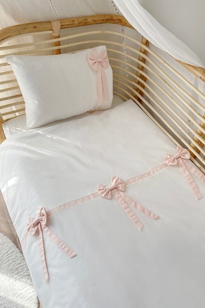 Piamom 100x150 Sade Düz Şık %100 Pamuklu Bebek / Çocuk Nevresim Takımı