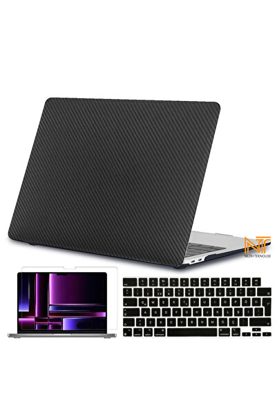 Nezih Case Macbook Air 13.6 M2 A2681 / M3 A3113 / M4 A3240 Uyumlu Alt Üst Kıl...