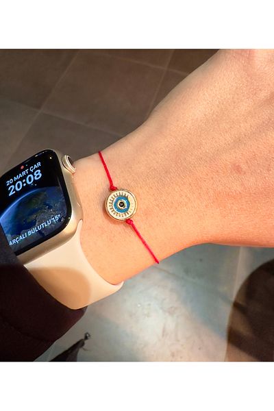 Atelier Çağla Red Eye Evil Eye Bracelet