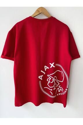 Wolters Outdoors Erkek AJAX Oversize Bask l Pamuklu Bisiklet Yaka K sa Kollu T shirt Fiyat Yorumlar Trendyol