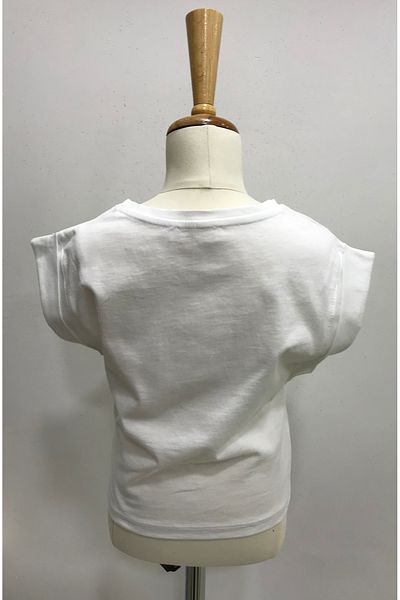 Çikoby Girl's Double Low Sleeve T-Shirt