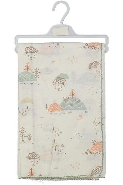 Miniworld Unisex Baby 80X90 Campled Muslin Blanket
