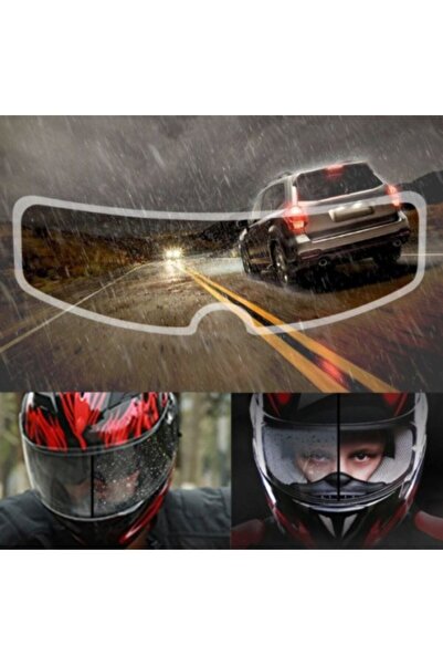 Runaway Motosiklet Kaski İçin Yağmur Kaydirici Yağmur Kaydırıcı Motosiklet Ka...