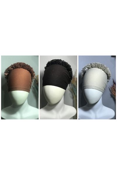 Zamir Set of 3 Lace Bonnet