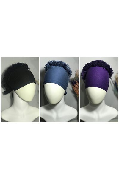 Zamir Set of 3 Lace Bonnet